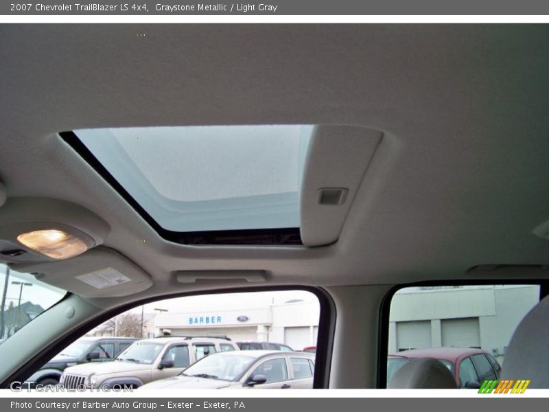 Graystone Metallic / Light Gray 2007 Chevrolet TrailBlazer LS 4x4