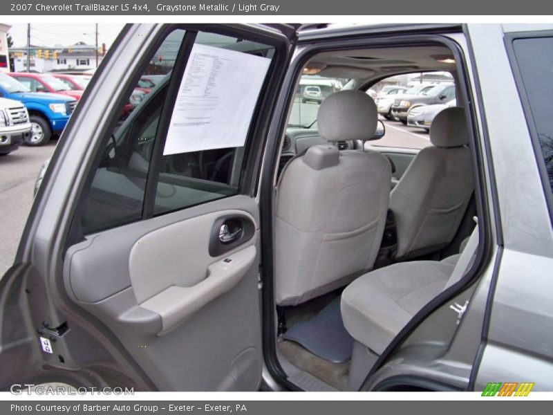 Graystone Metallic / Light Gray 2007 Chevrolet TrailBlazer LS 4x4