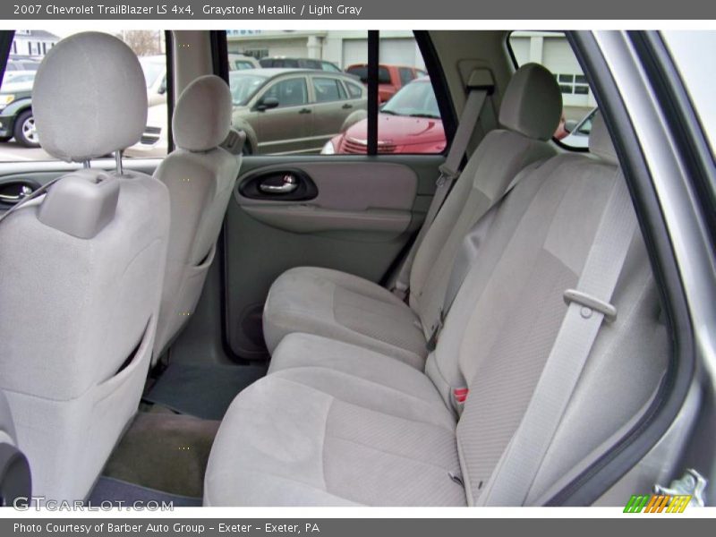 Graystone Metallic / Light Gray 2007 Chevrolet TrailBlazer LS 4x4