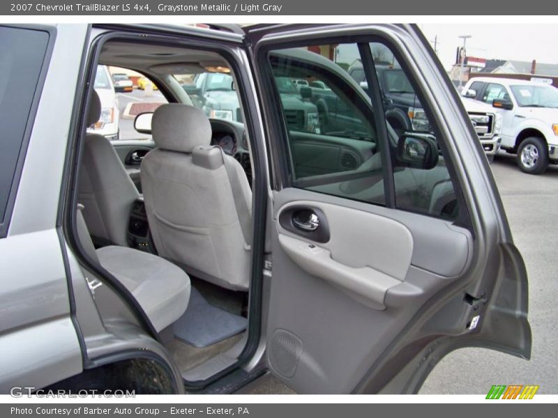 Graystone Metallic / Light Gray 2007 Chevrolet TrailBlazer LS 4x4