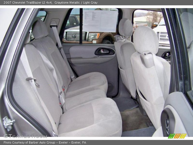 Graystone Metallic / Light Gray 2007 Chevrolet TrailBlazer LS 4x4