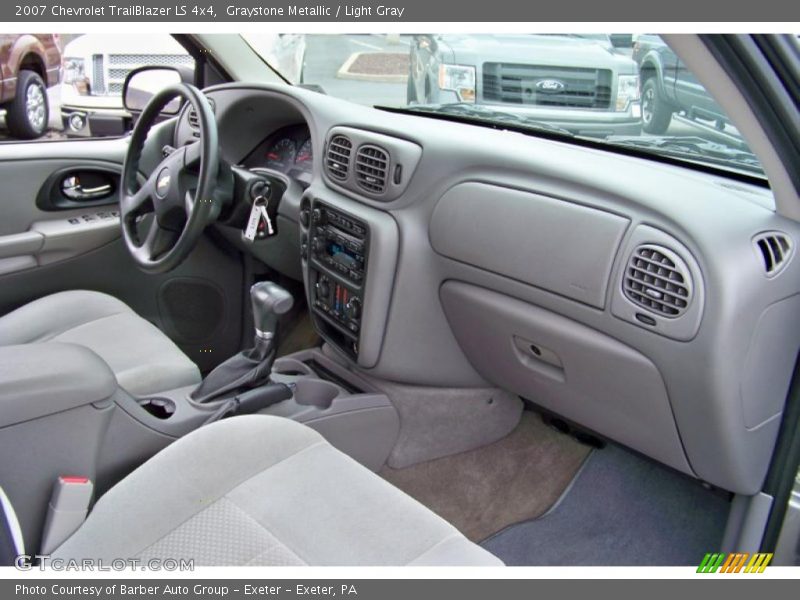Graystone Metallic / Light Gray 2007 Chevrolet TrailBlazer LS 4x4