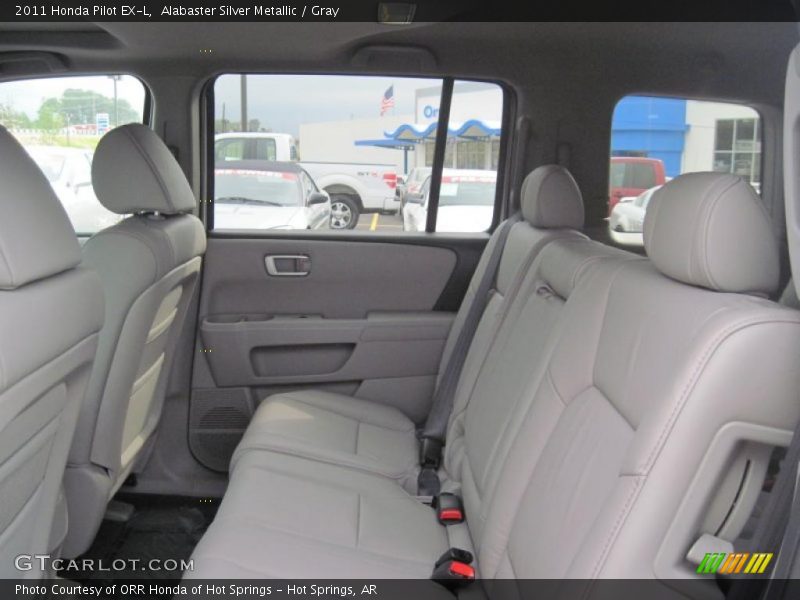 Alabaster Silver Metallic / Gray 2011 Honda Pilot EX-L