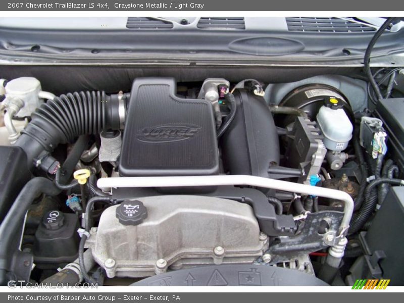 Graystone Metallic / Light Gray 2007 Chevrolet TrailBlazer LS 4x4