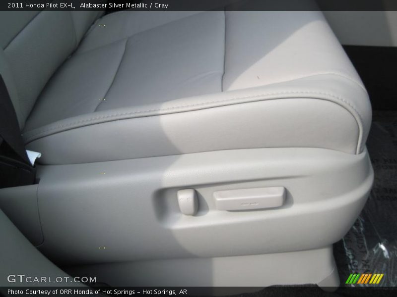 Alabaster Silver Metallic / Gray 2011 Honda Pilot EX-L