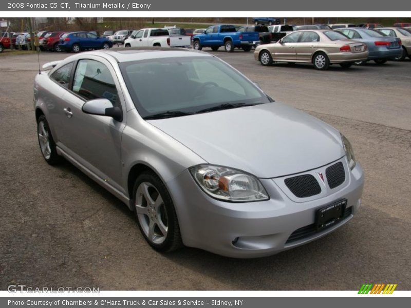 Titanium Metallic / Ebony 2008 Pontiac G5 GT