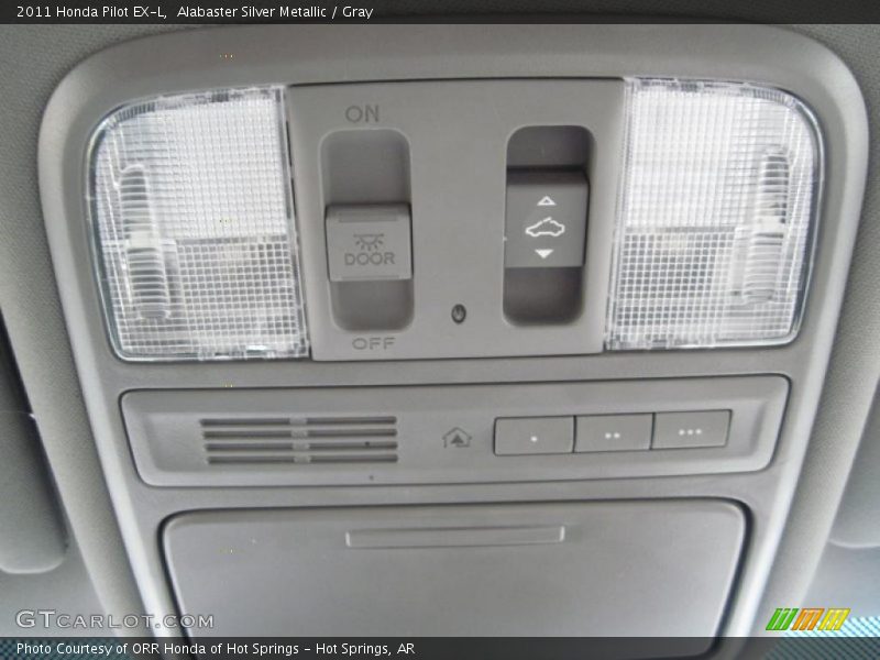 Alabaster Silver Metallic / Gray 2011 Honda Pilot EX-L