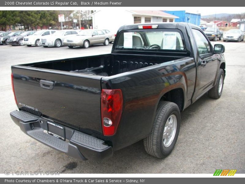 Black / Medium Pewter 2008 Chevrolet Colorado LS Regular Cab
