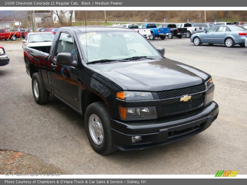 Black / Medium Pewter 2008 Chevrolet Colorado LS Regular Cab