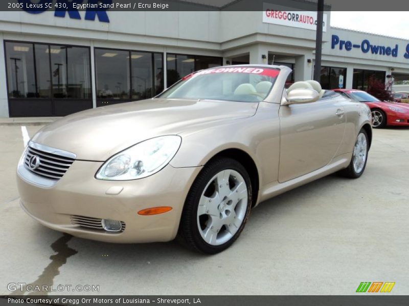 Egyptian Sand Pearl / Ecru Beige 2005 Lexus SC 430