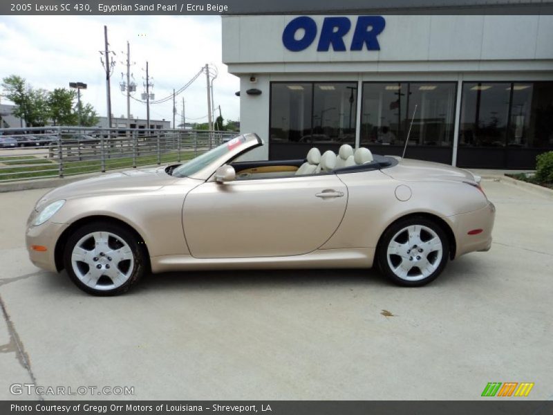 Egyptian Sand Pearl / Ecru Beige 2005 Lexus SC 430