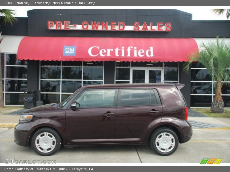 Blackberry Crush Metallic / Dark Gray 2008 Scion xB