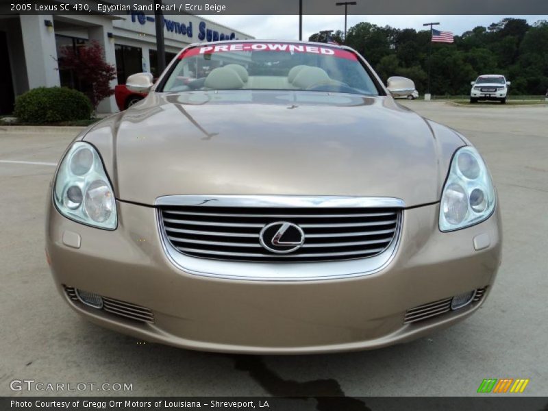 Egyptian Sand Pearl / Ecru Beige 2005 Lexus SC 430