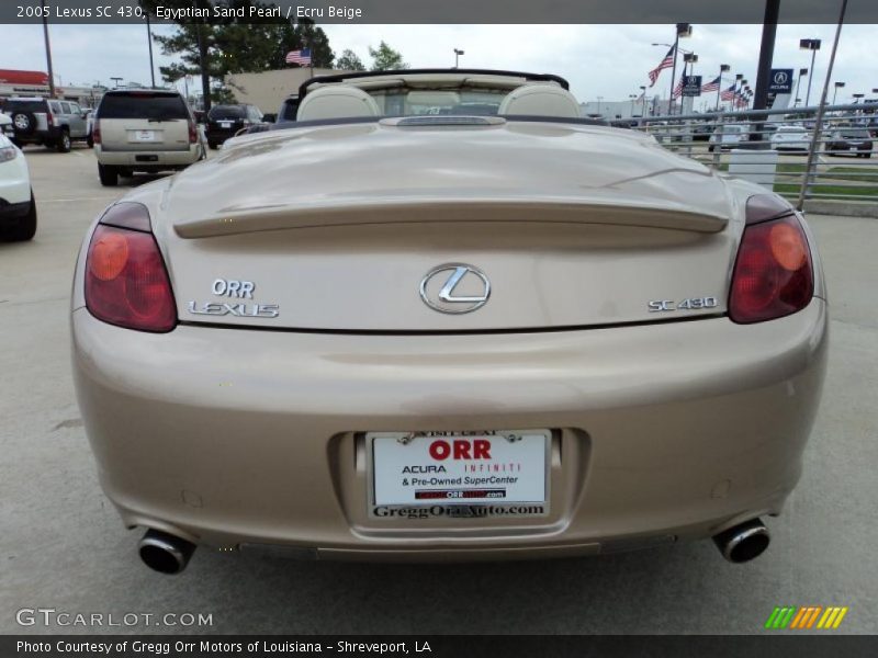Egyptian Sand Pearl / Ecru Beige 2005 Lexus SC 430