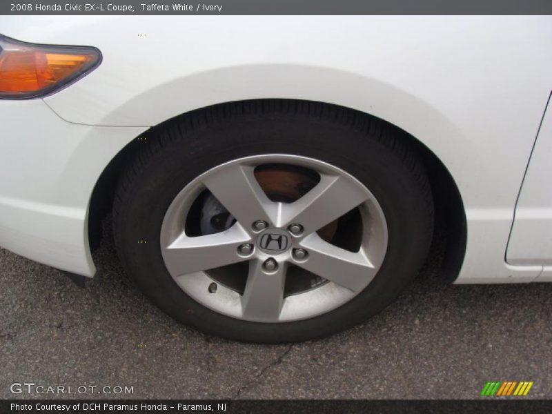 Taffeta White / Ivory 2008 Honda Civic EX-L Coupe