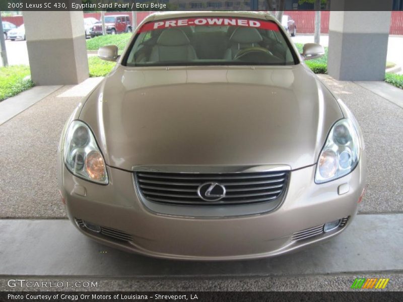 Egyptian Sand Pearl / Ecru Beige 2005 Lexus SC 430