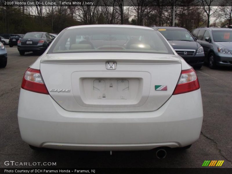 Taffeta White / Ivory 2008 Honda Civic EX-L Coupe