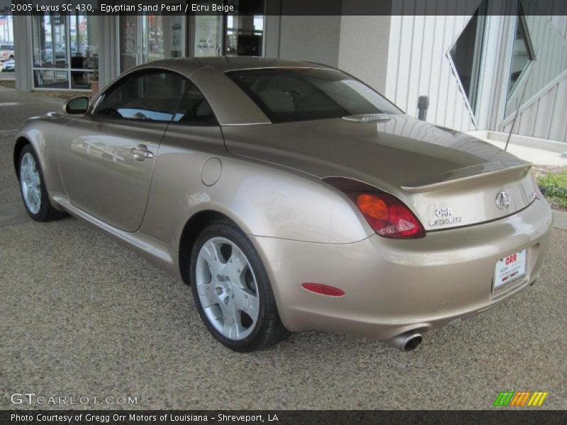  2005 SC 430 Egyptian Sand Pearl
