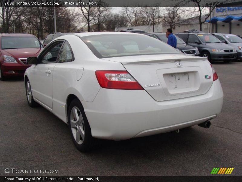 Taffeta White / Ivory 2008 Honda Civic EX-L Coupe