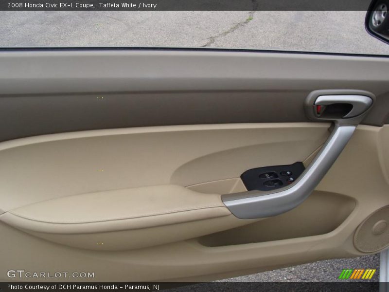 Taffeta White / Ivory 2008 Honda Civic EX-L Coupe