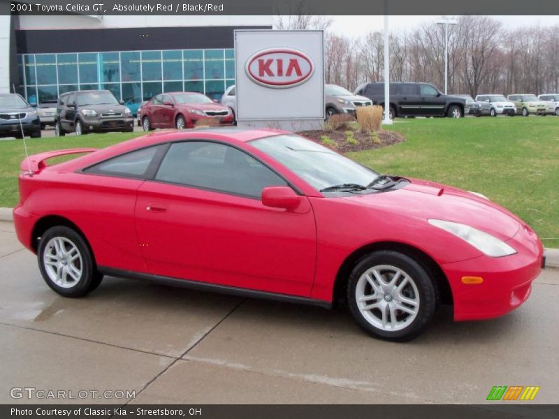 Absolutely Red / Black/Red 2001 Toyota Celica GT