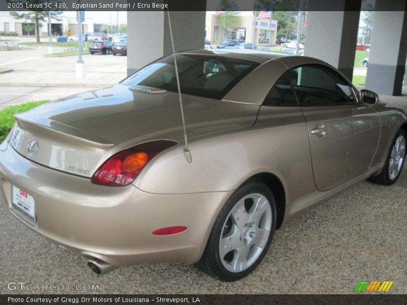 Egyptian Sand Pearl / Ecru Beige 2005 Lexus SC 430