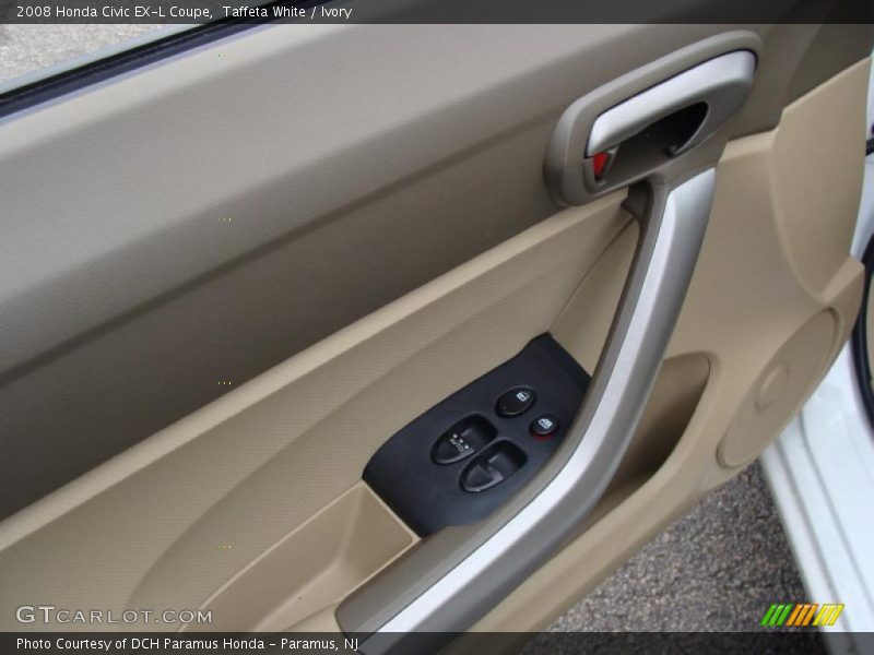 Taffeta White / Ivory 2008 Honda Civic EX-L Coupe