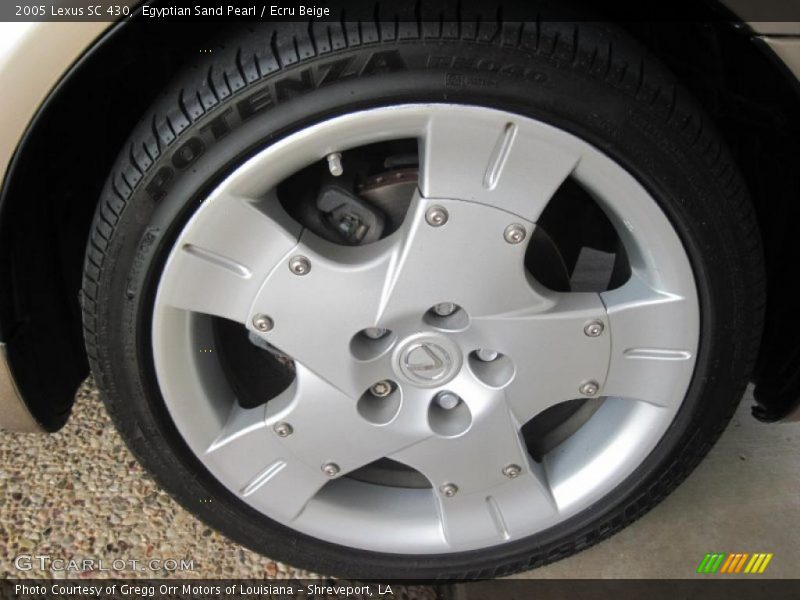 Egyptian Sand Pearl / Ecru Beige 2005 Lexus SC 430