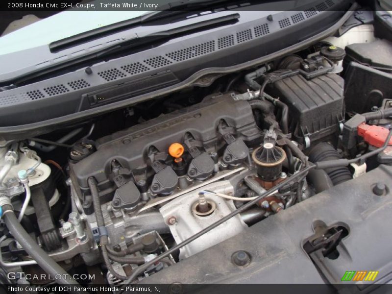Taffeta White / Ivory 2008 Honda Civic EX-L Coupe