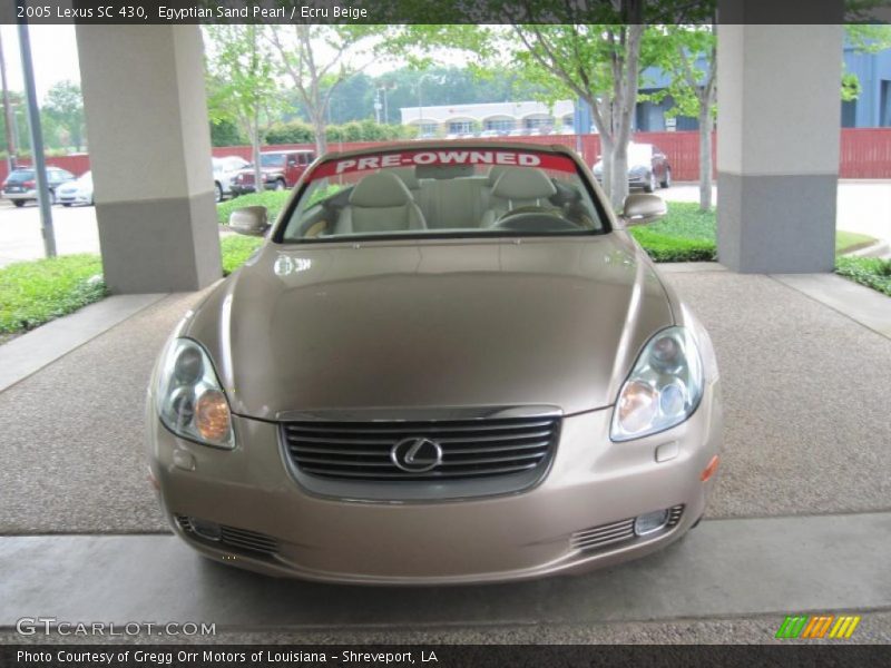 Egyptian Sand Pearl / Ecru Beige 2005 Lexus SC 430