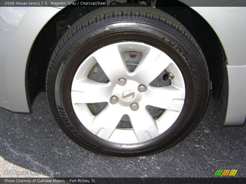 Magnetic Gray / Charcoal/Steel 2008 Nissan Sentra 2.0