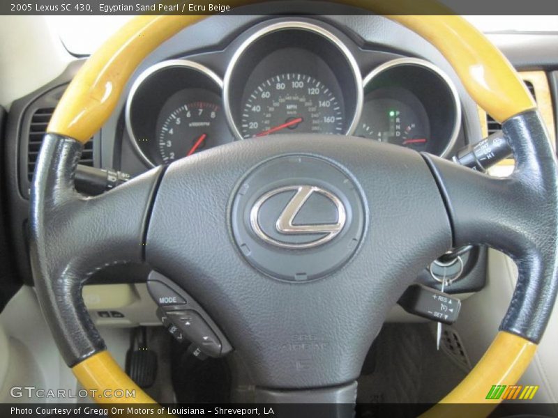 Egyptian Sand Pearl / Ecru Beige 2005 Lexus SC 430