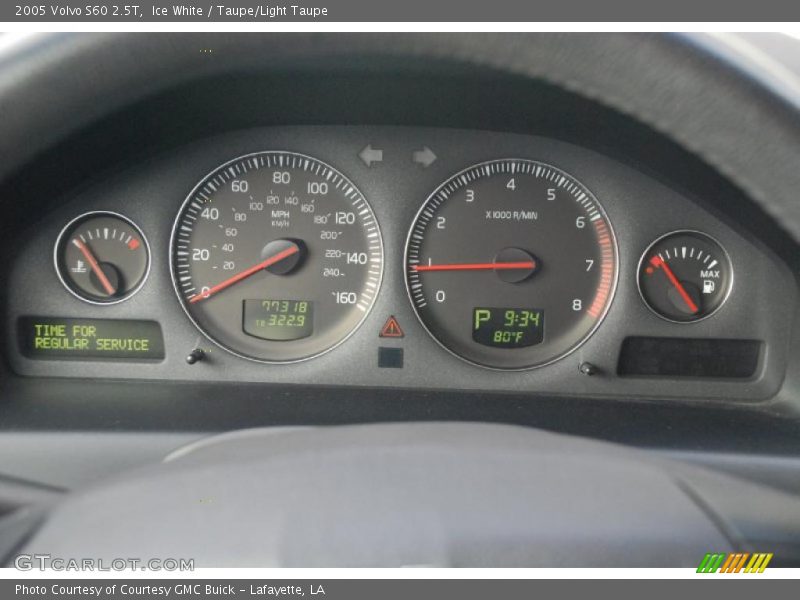  2005 S60 2.5T 2.5T Gauges