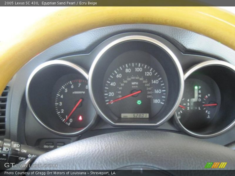  2005 SC 430 430 Gauges