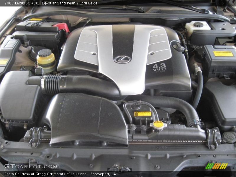 Egyptian Sand Pearl / Ecru Beige 2005 Lexus SC 430