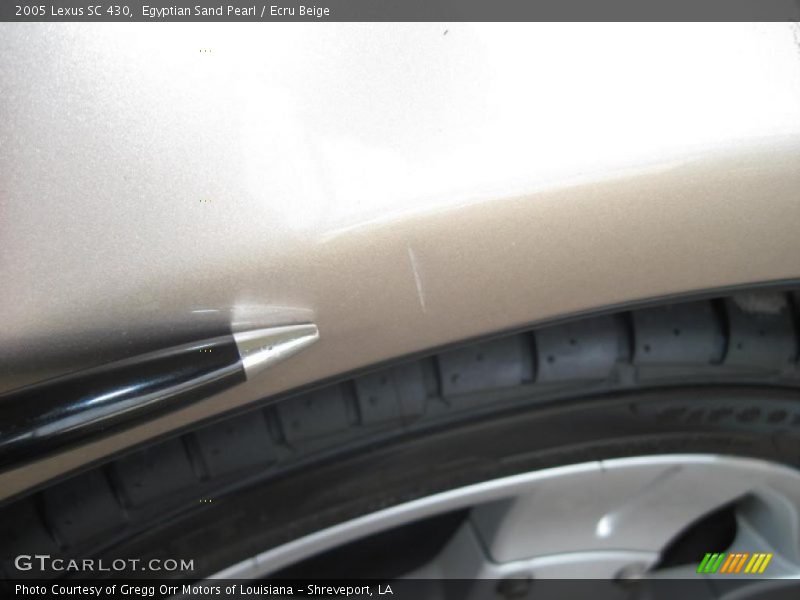 Egyptian Sand Pearl / Ecru Beige 2005 Lexus SC 430