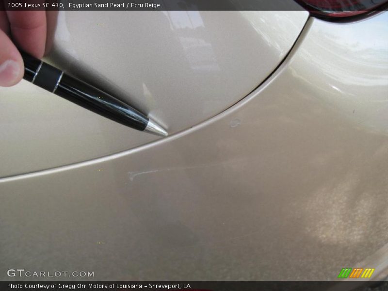 Egyptian Sand Pearl / Ecru Beige 2005 Lexus SC 430