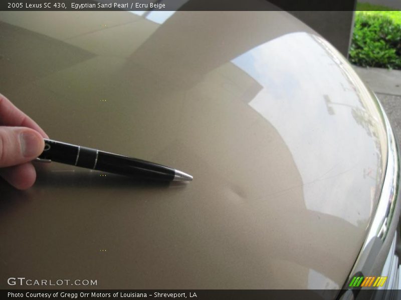 Egyptian Sand Pearl / Ecru Beige 2005 Lexus SC 430