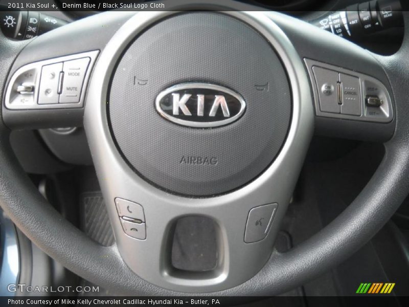 Denim Blue / Black Soul Logo Cloth 2011 Kia Soul +