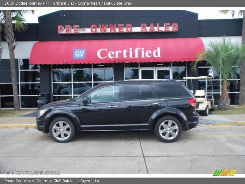 Brilliant Black Crystal Pearl / Dark Slate Gray 2010 Dodge Journey R/T