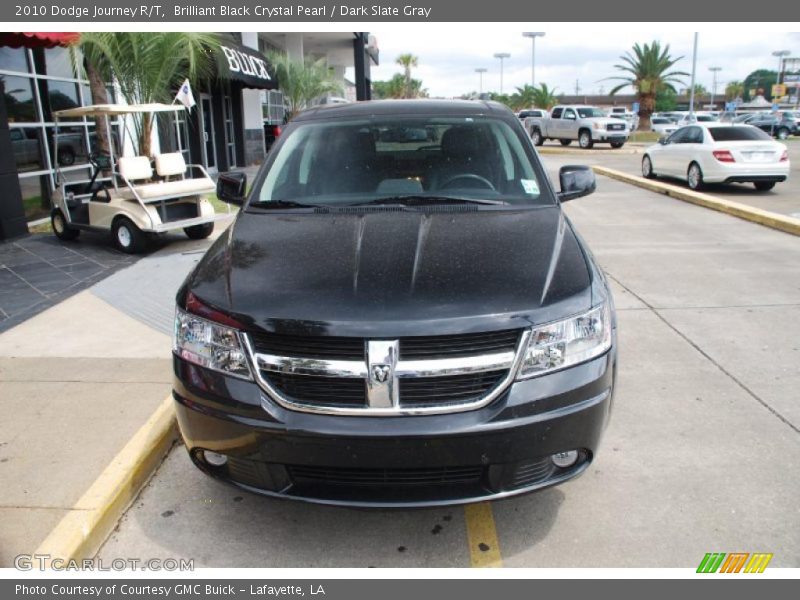 Brilliant Black Crystal Pearl / Dark Slate Gray 2010 Dodge Journey R/T