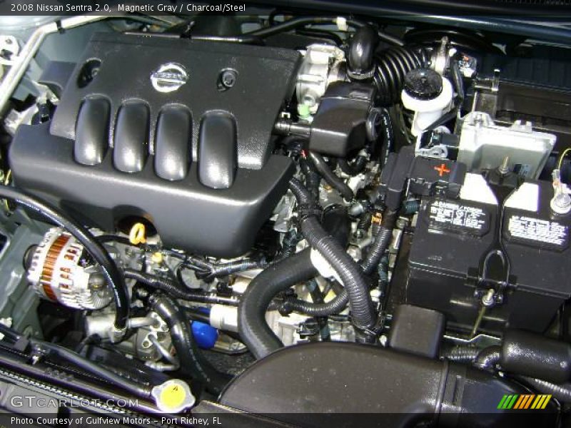 Magnetic Gray / Charcoal/Steel 2008 Nissan Sentra 2.0
