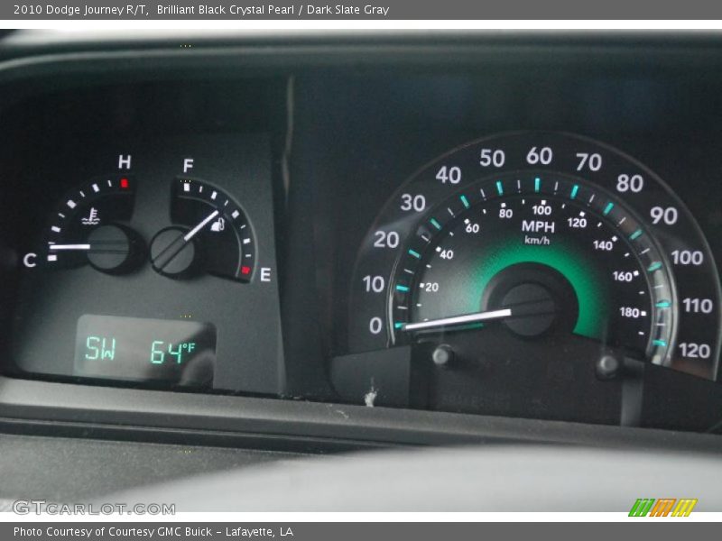 Brilliant Black Crystal Pearl / Dark Slate Gray 2010 Dodge Journey R/T