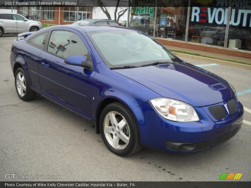 Nitrous Blue / Ebony 2007 Pontiac G5