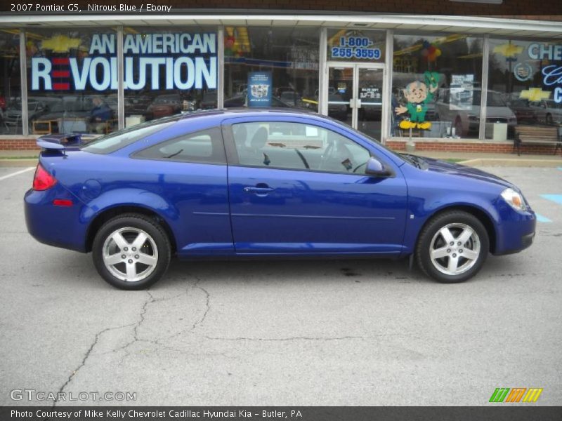 Nitrous Blue / Ebony 2007 Pontiac G5