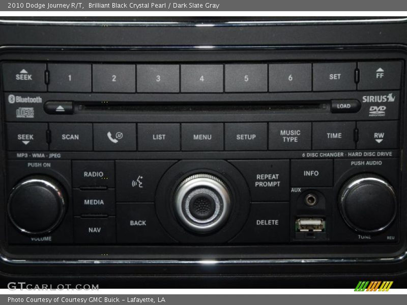 Brilliant Black Crystal Pearl / Dark Slate Gray 2010 Dodge Journey R/T