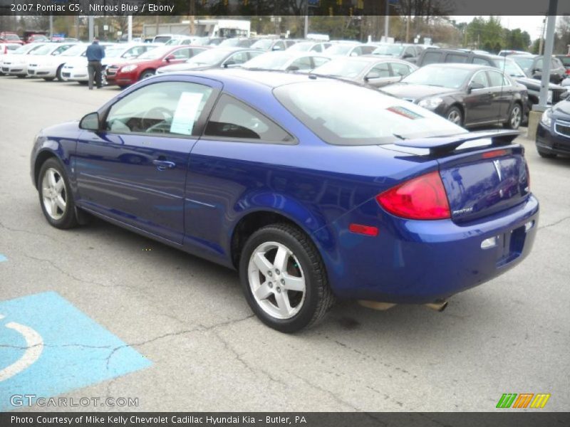 Nitrous Blue / Ebony 2007 Pontiac G5