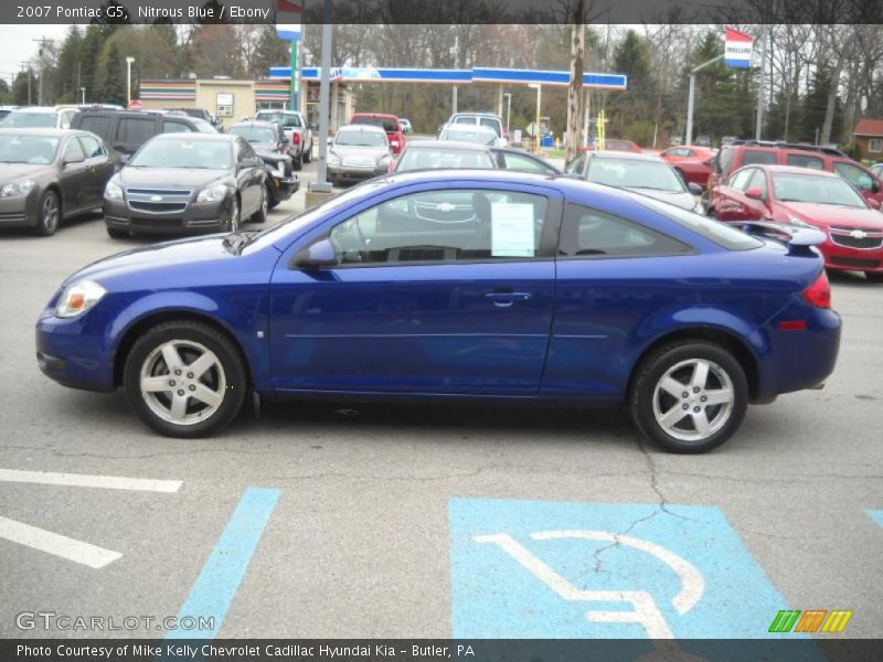 Nitrous Blue / Ebony 2007 Pontiac G5