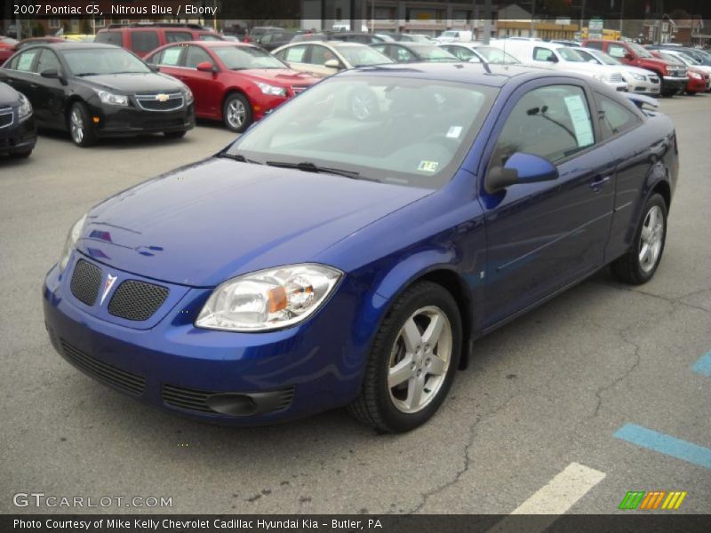 Nitrous Blue / Ebony 2007 Pontiac G5