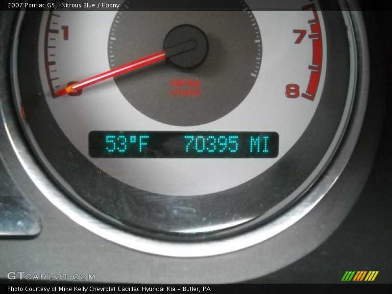 Nitrous Blue / Ebony 2007 Pontiac G5